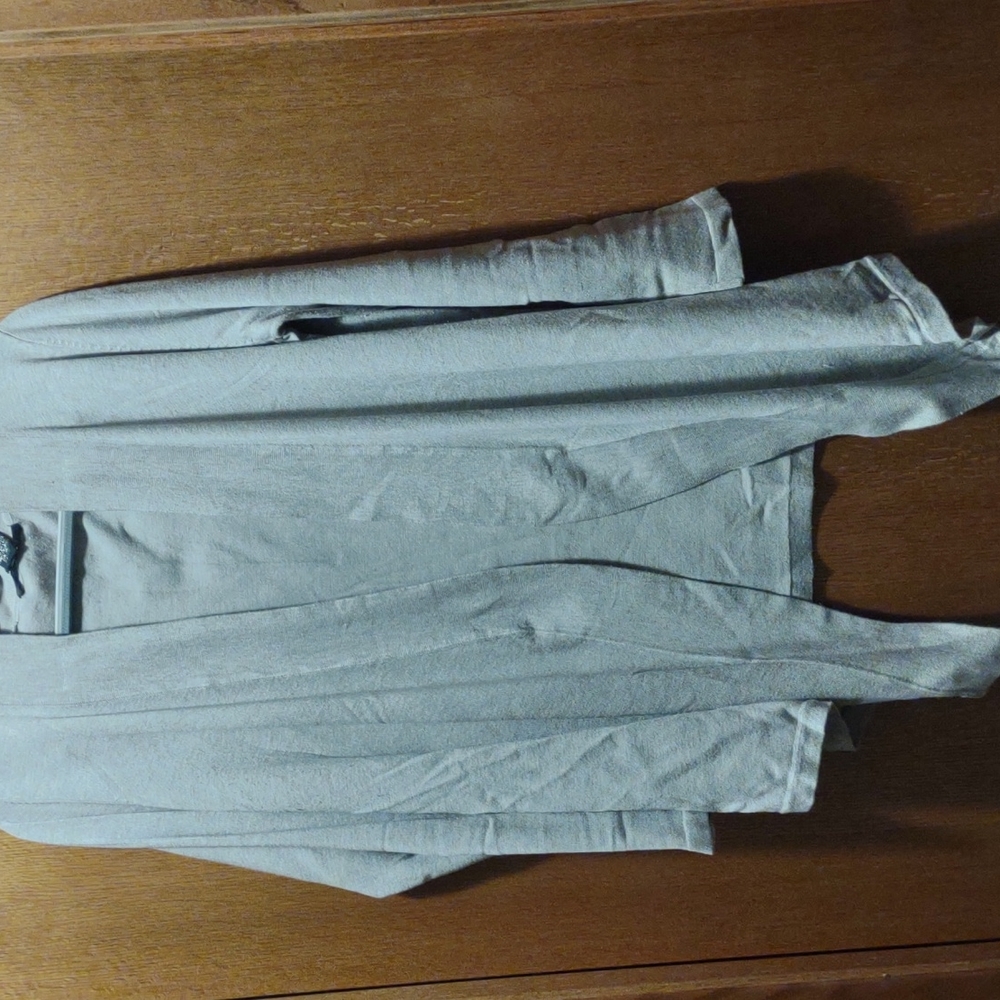 Open front longer cardigan